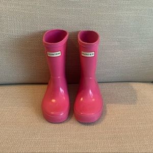 Hunter Rain Boots - US 8 - pink